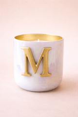 Initial Candle | Flower Blossom