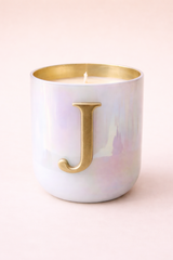 Initial Candle | Flower Blossom