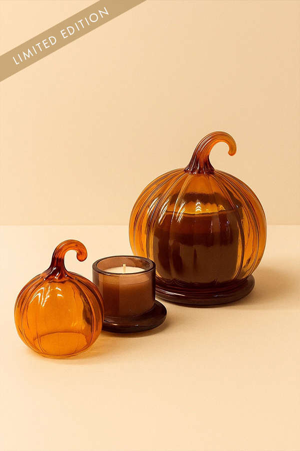 Twilight Hearth - Pumpkin Candle | Orange | Burning Soul | Set of 2