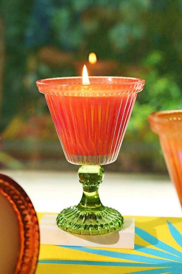 Sundae - Footed Candle | Pink | Salted Vanilla