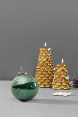 Ornaments | Red, Gold, Silver & Green | Set of 4