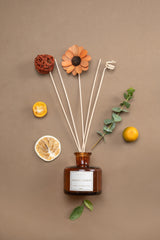 Amalfi Lemon Diffuser & Jar Candle | Scented Natural | Set of 2