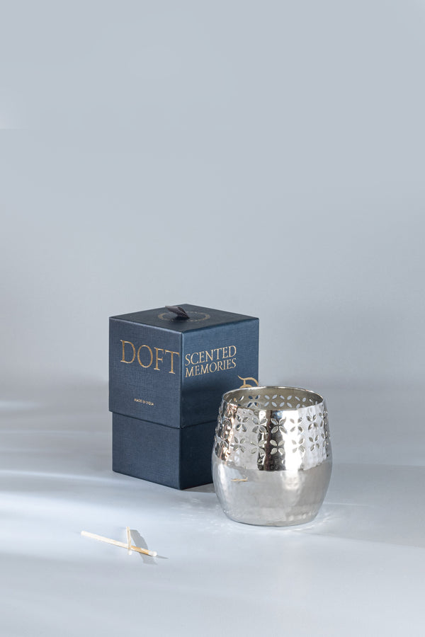 Jali | Silver Cutting | Scented Candle