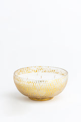 Gilded Grain-Cut Bowl | Gold | Scented Candle