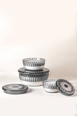 Royal - Lid Bowl Candle Set | Smoke | White Amber & Tonka | Set of 3