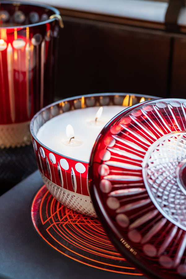 Royal Rouge Bowl with Lid | Scented Candle
