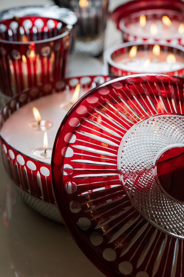 Royal Rouge Bowl with Lid Set Of 3 | Scented Candles