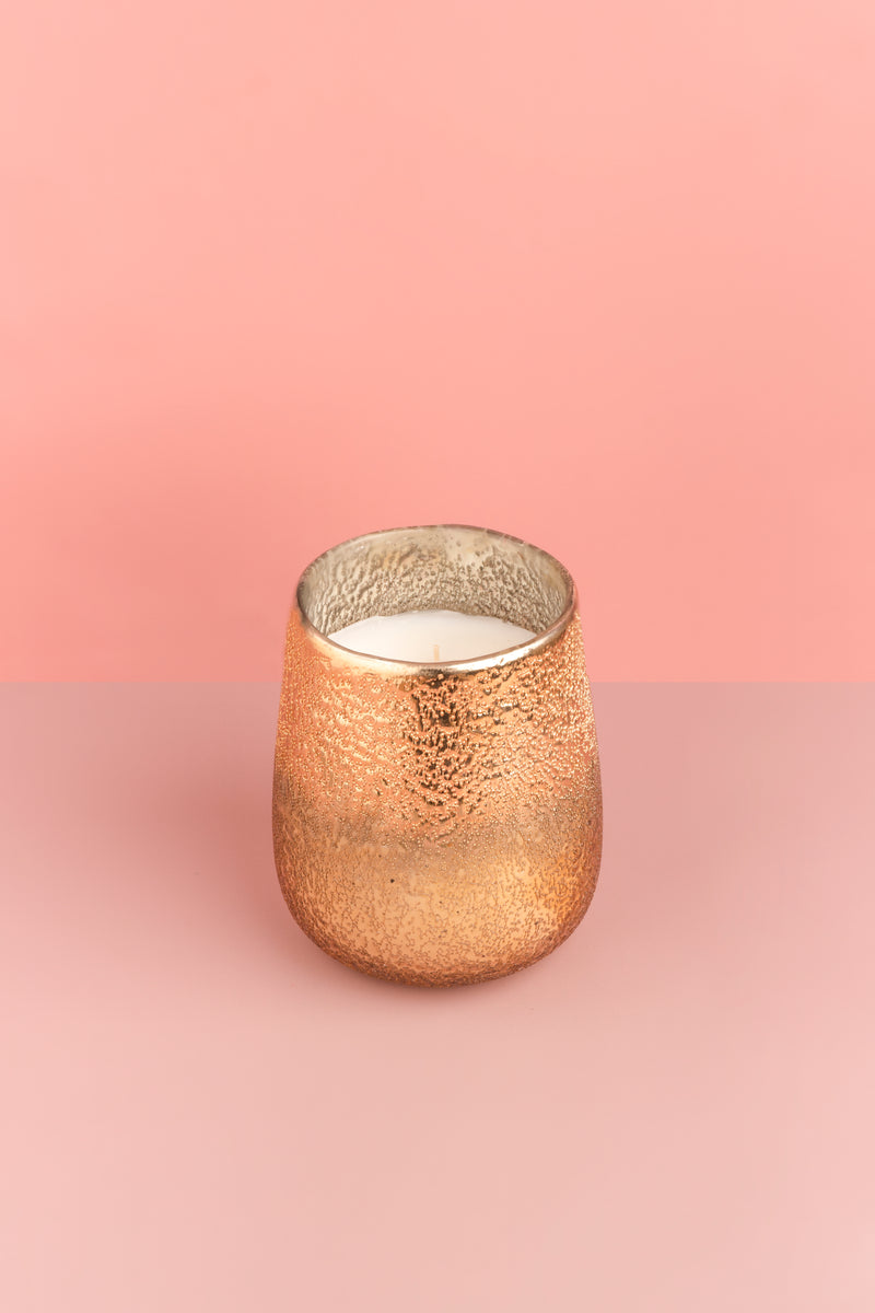 Sugar Pop - Cylinder Candle | Gold | Sparkling Tuberose