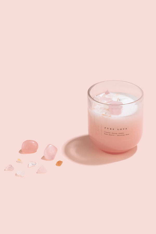 Pure Love | Rose Quartz | Scented Candle