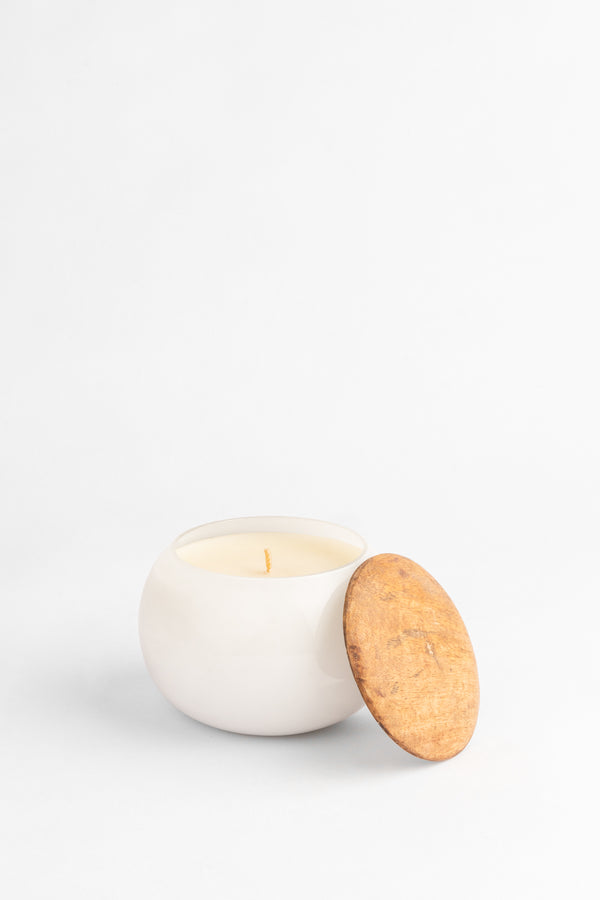 Wooden Lid Matki | Night Jasmine | Scented Candle