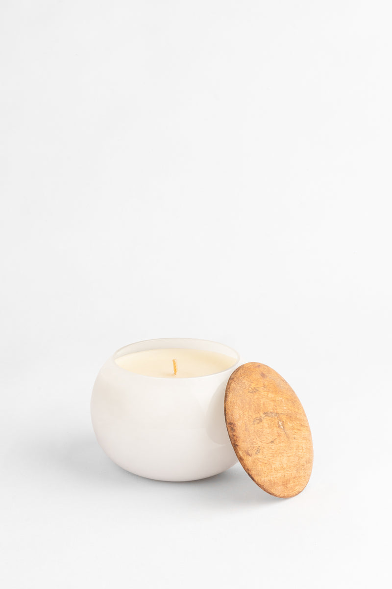 Wooden Lid Matki | Night Jasmine | Scented Candle
