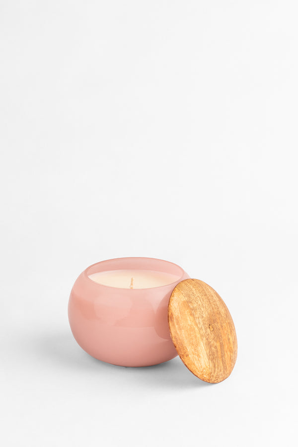 Wooden Lid Matki | Tuberose & Orchid | Scented Candle
