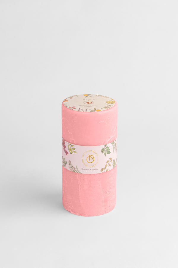 Tuberose & Orchid Pillar Candle