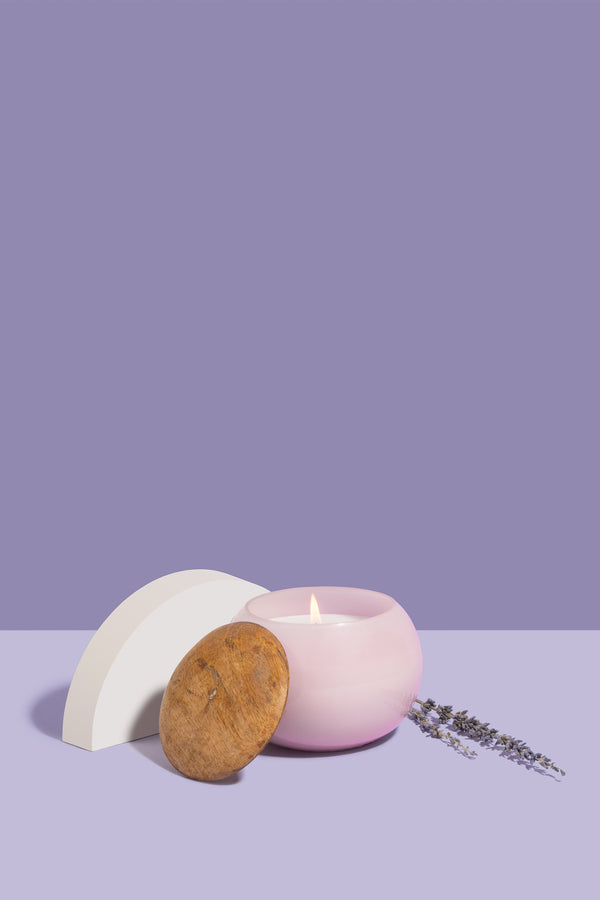 Wooden Lid Matki | Lavender Breeze | Scented Candle
