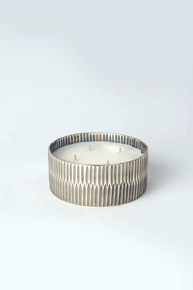 Ivory Flat Bowl | Scented Candle