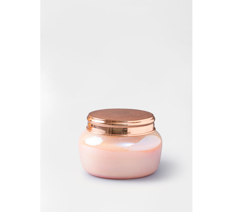 Lustre Lid Jar | Blush Pink | Scented Candle