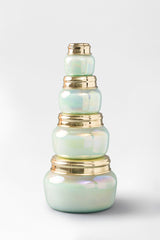 Lustre Lid Jar | Aquamarine | Scented Candle