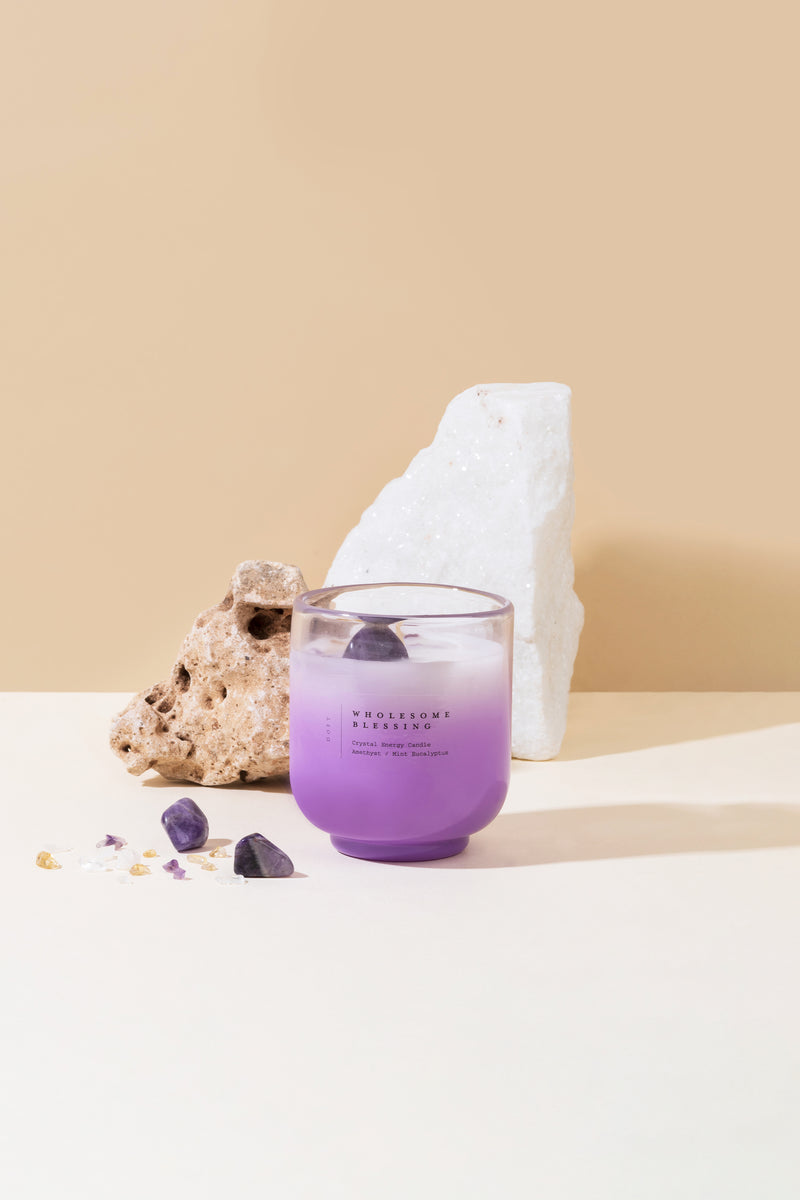 Wholesome Blessing | Amethyst | Scented Candle