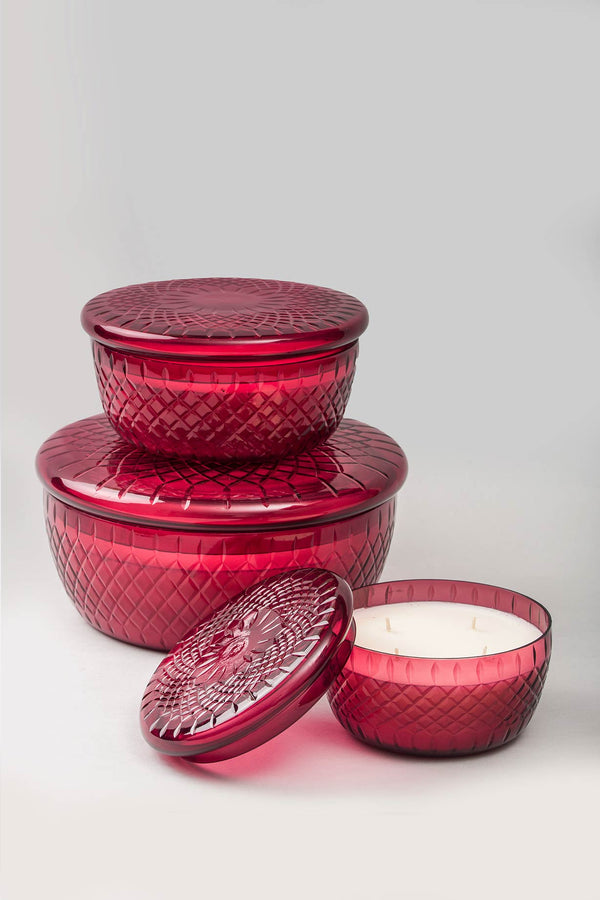 Royal Lid Bowl | Ruby | Scented Candle