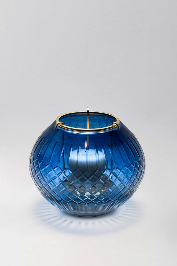 Royal Crystal Bowl | Sapphire