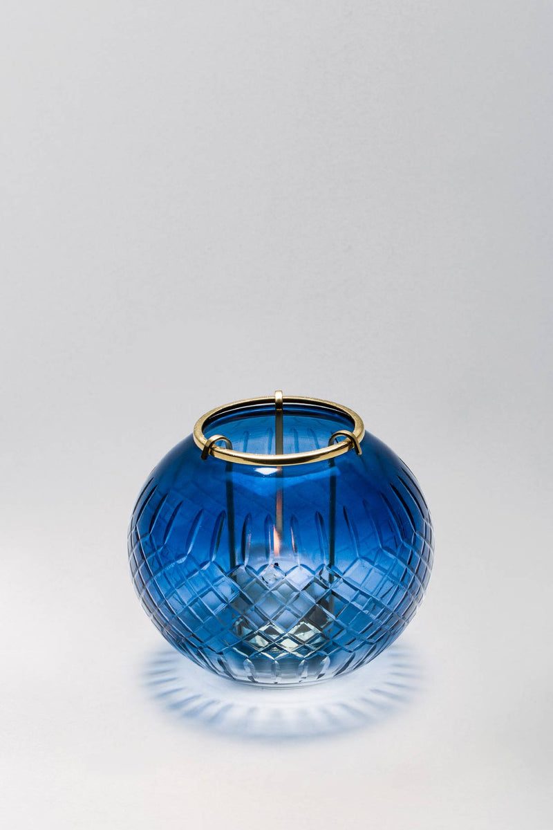 Royal Crystal Bowl | Sapphire