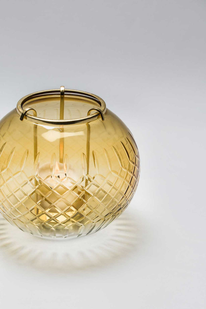 Royal Crystal Bowl | Amber
