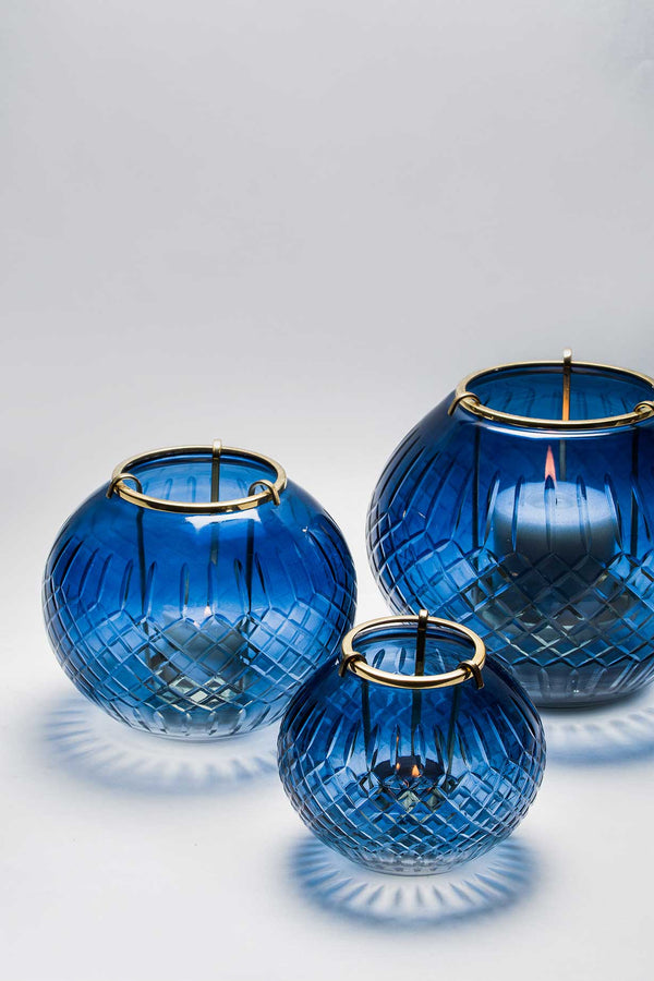 Royal Crystal Bowl | Sapphire
