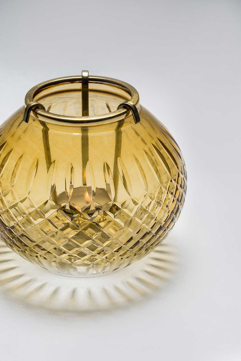 Royal Crystal Bowl | Amber