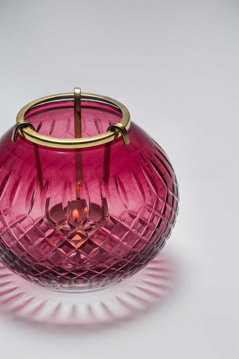 Royal Crystal Bowl | Ruby