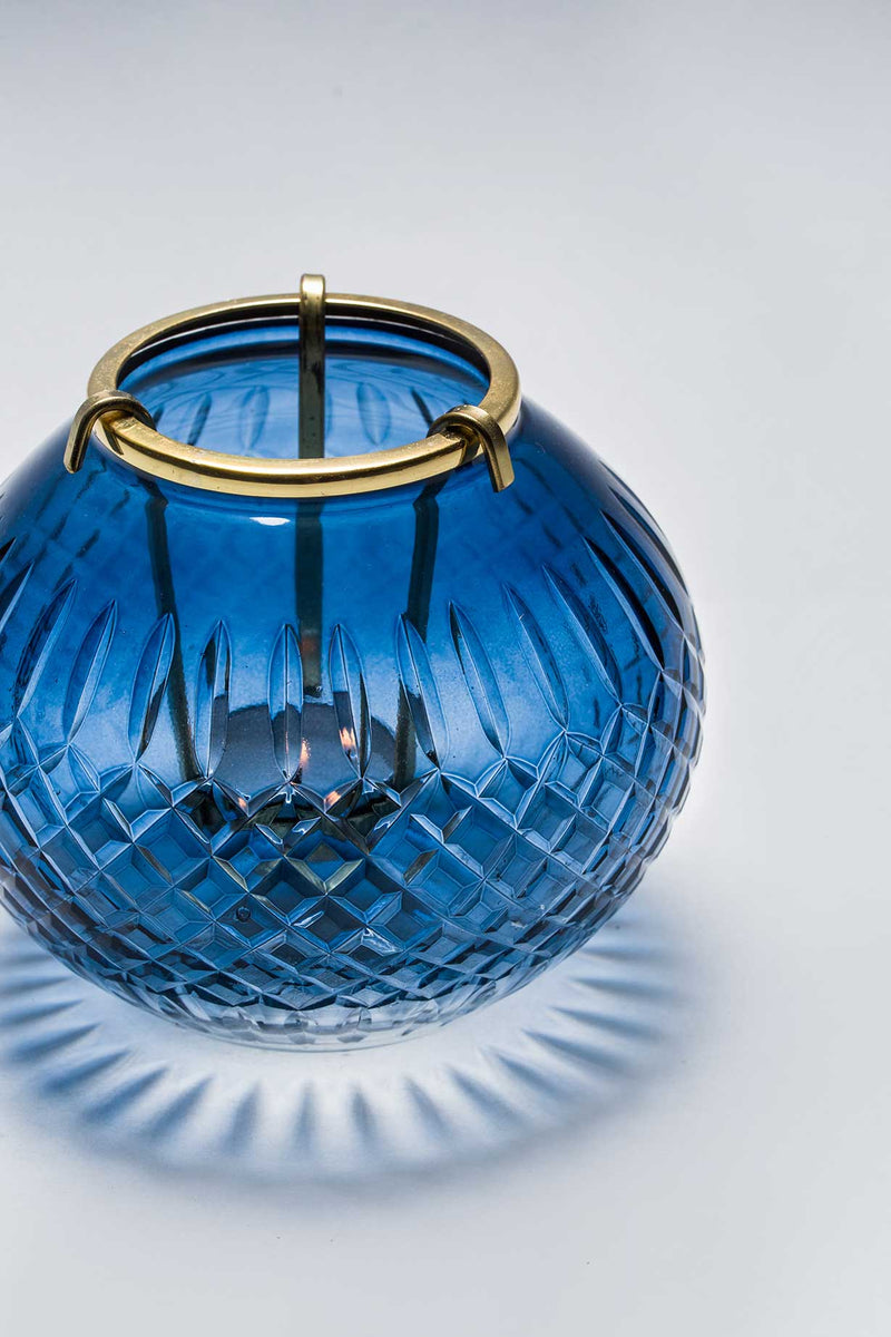 Royal Crystal Bowl | Sapphire