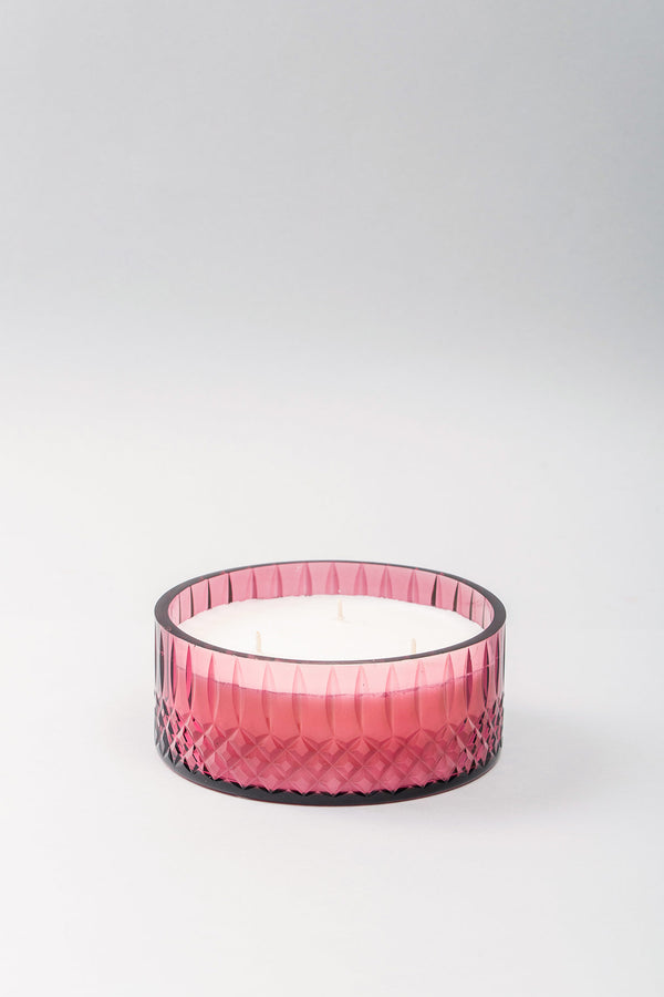 Royal Flat Bowl | Ruby | Scented Candle