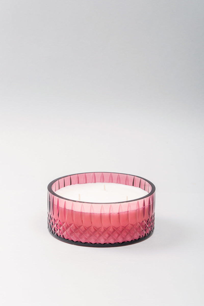Royal Flat Bowl | Ruby | Scented Candle