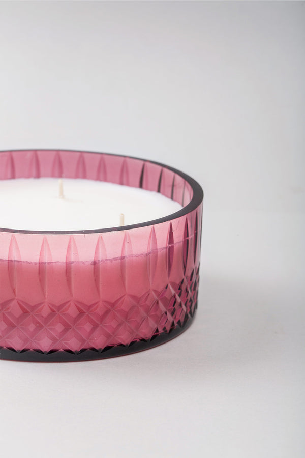 Royal Flat Bowl | Ruby | Scented Candle