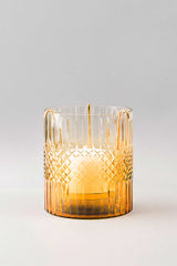 Royal Cut - Glass Hurricane | Amber | Palatial Patchouli