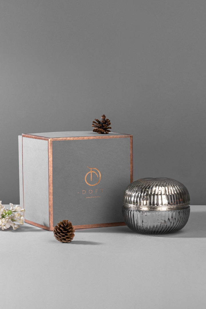 Macaron Jar | Silver | Scented Candle