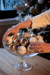 Ornament | Gold, Silver and Milky | Set of 48