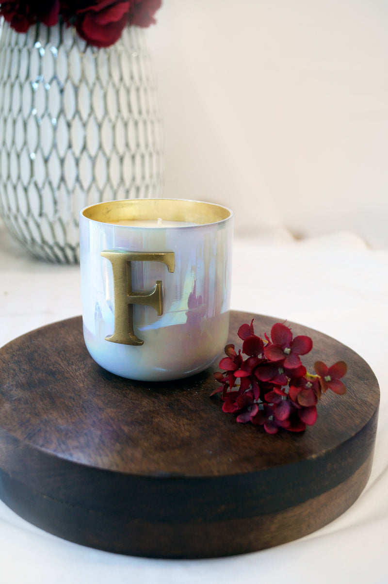Initial F | Scented Candle