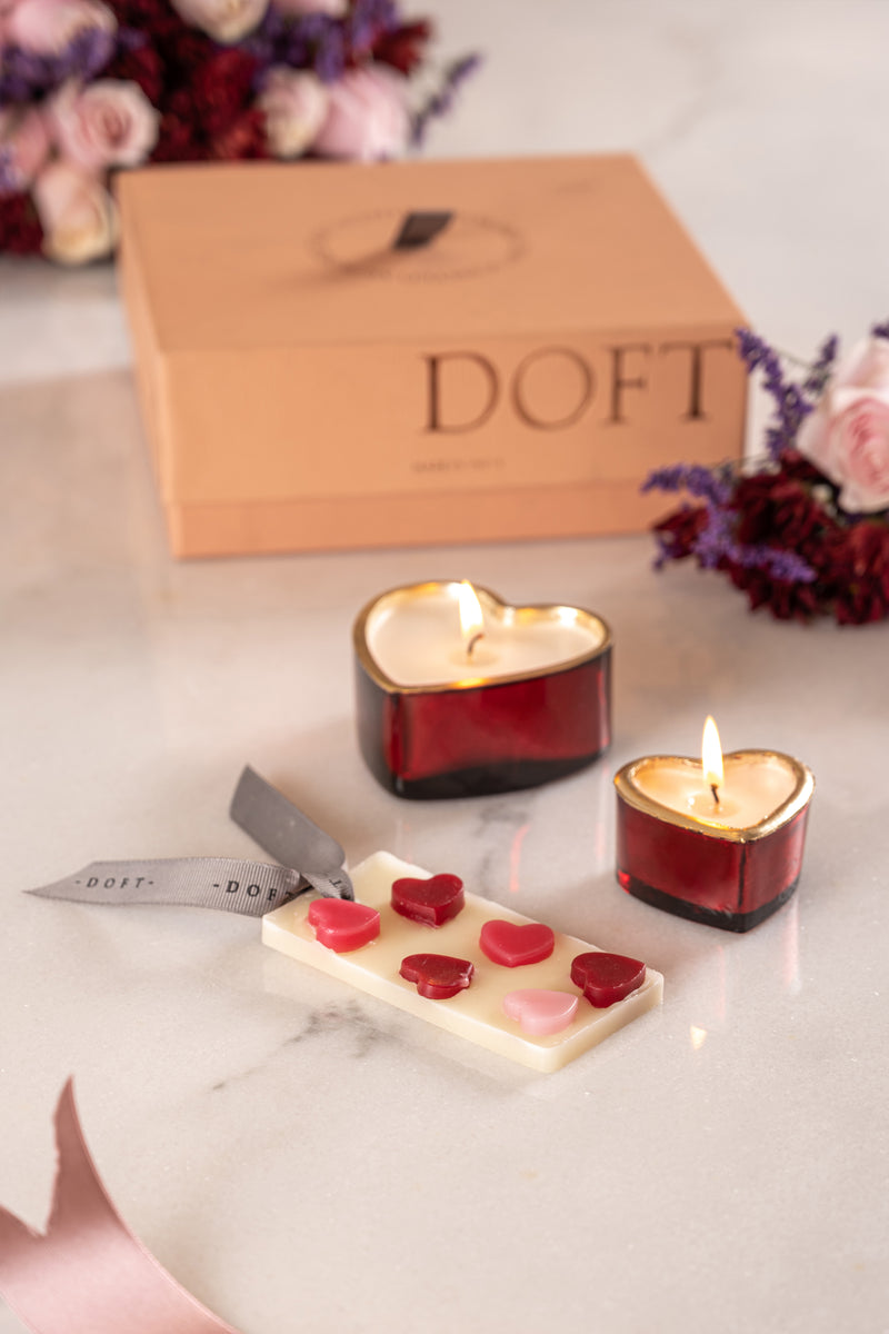 Red Sweetheart Trio | Scented Candles