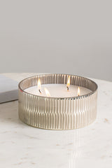 Ivory Flat Bowl | Scented Candle
