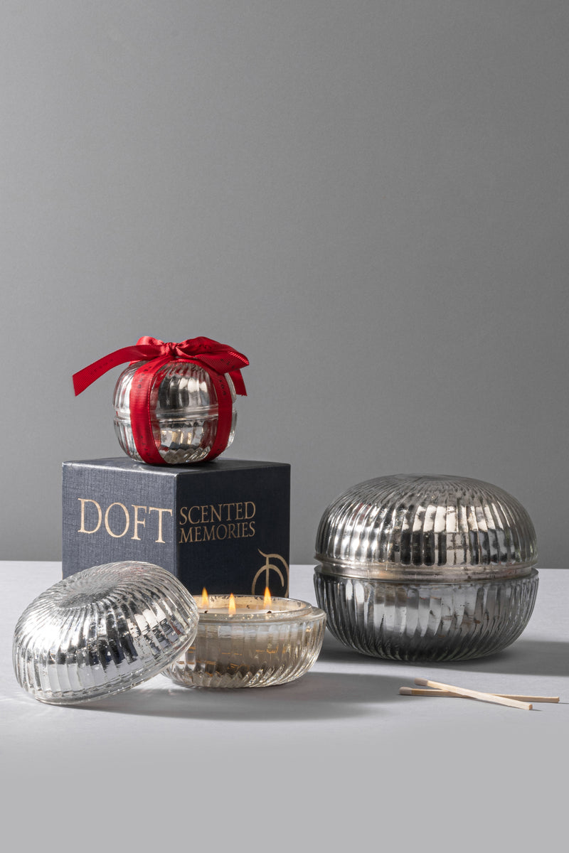 Macaron Jar | Silver | Scented Candle